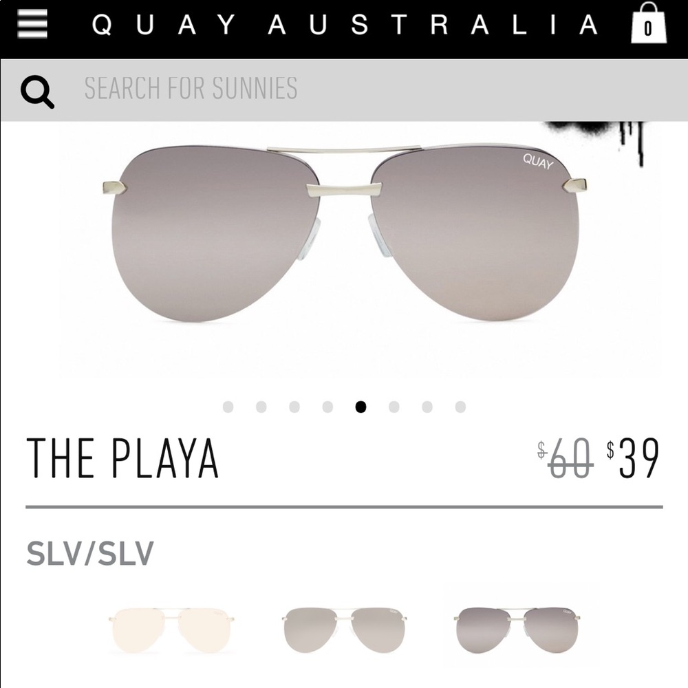 BNWT Quay Australia “The Playa” Sunglasses